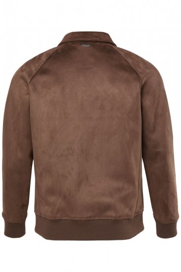 JP1880 846200 Bomberjacka i mockaimitation Mörkbrun - Jackor - Stora jackor - 2XL-12XL