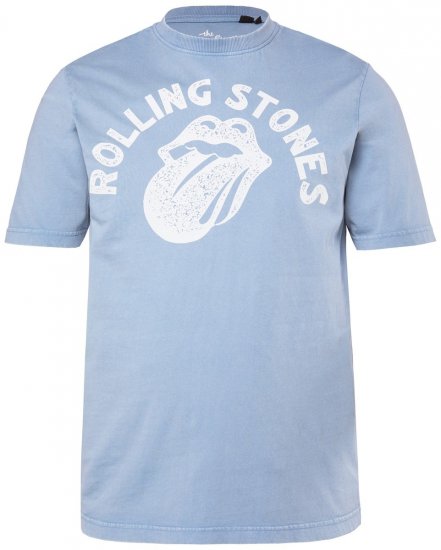 JP1880 846221 Rolling Stones Tongue T-shirt Duvblå - Band T-shirts - Band T-shirts i stora storlekar