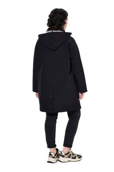 Ulla Popken 846278 Softshellkappa Svart - Kappor - Kappor i stora storlekar