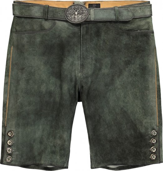 JP1880 846895 Bermudashorts i getmocka Mörkoliv - Shorts - Stora shorts W40-W60