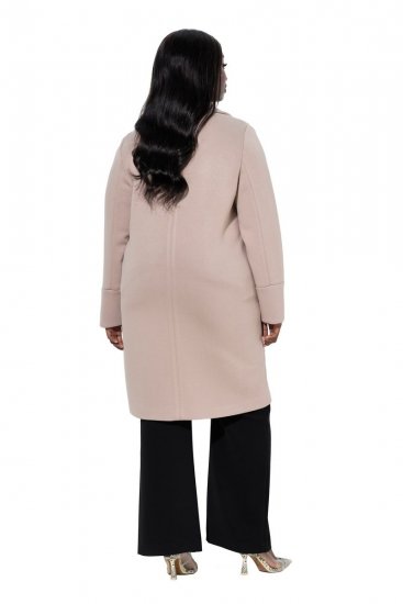 Ulla Popken 846929 Kappa Beige - Kappor - Kappor i stora storlekar