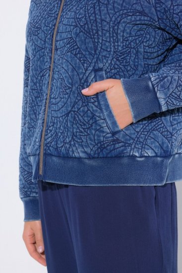 Ulla Popken 847035 Täckjacka Denimblå - Jackor - Damjackor i stora storlekar