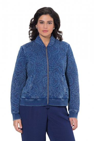 Ulla Popken 847035 Täckjacka Denimblå - Jackor - Damjackor i stora storlekar