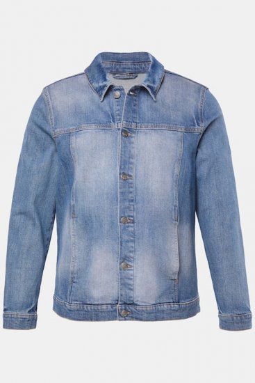 STHUGE 847739 Jeansjacka i vintagelook Ljusblå - Jackor - Stora jackor - 2XL-12XL