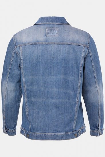 STHUGE 847739 Jeansjacka i vintagelook Ljusblå - Jackor - Stora jackor - 2XL-12XL