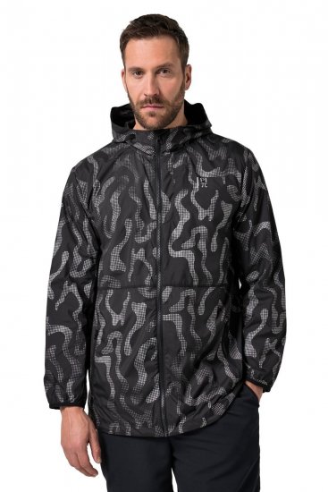 Jay-Pi 847852 Ultralätt outdoorjacka med reflextryck Svart - Jackor - Stora jackor - 2XL-12XL