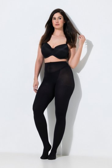 Ulla Popken 849063 Strumpbyxor Svart - Strumpbyxor & strumpor - 