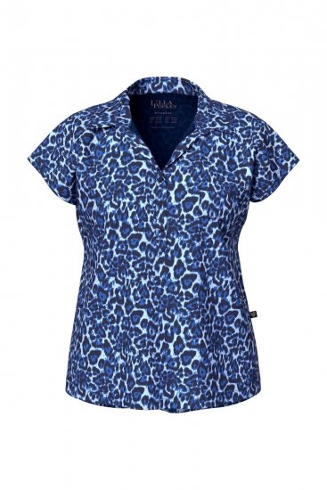 Ulla Popken 849144 Djurmönstrad pyjamas Mörkblå - Pyjamas/Loungewear - 