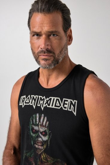 JP1880 849285 Iron Maiden The Book of Souls Linne Svart - Band T-shirts - Band T-shirts i stora storlekar