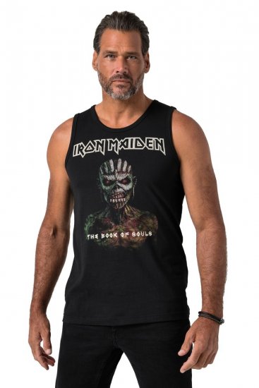 JP1880 849285 Iron Maiden The Book of Souls Linne Svart - Band T-shirts - Band T-shirts i stora storlekar