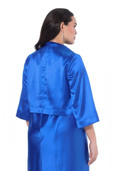 Ulla Popken 849457 Bolero Kungsblå - Jackor - Damjackor i stora storlekar
