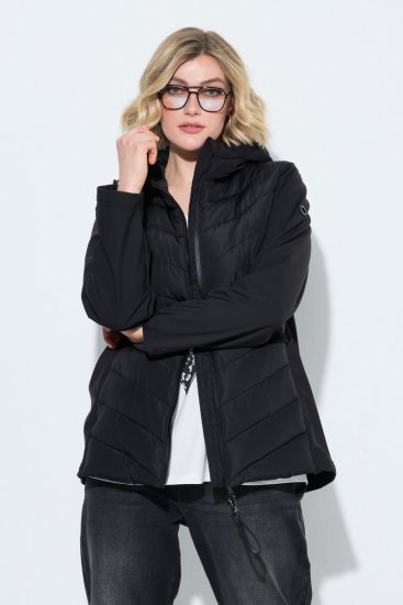 Ulla Popken 849472 Täckjacka Svart - Jackor - Damjackor i stora storlekar