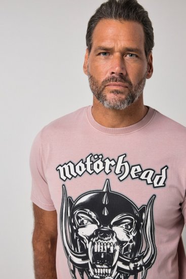 JP1880 849702 Motörhead War-Pig T-shirt Mauve - Band T-shirts - Band T-shirts i stora storlekar