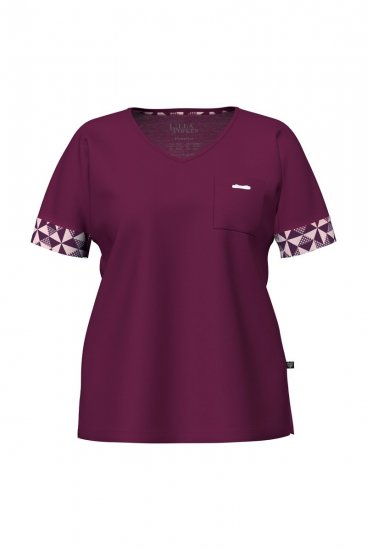 Ulla Popken 849850 Rutig pyjamas Bärröd - Pyjamas/Loungewear - 