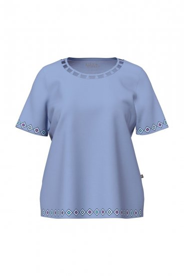 Ulla Popken 850045 Kortärmad pyjamas Ljusblå - Pyjamas/Loungewear - 