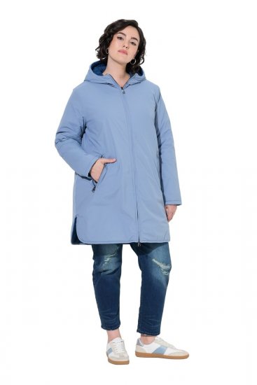 Ulla Popken 850361 Funktionsjacka Denimblå - Jackor - Damjackor i stora storlekar