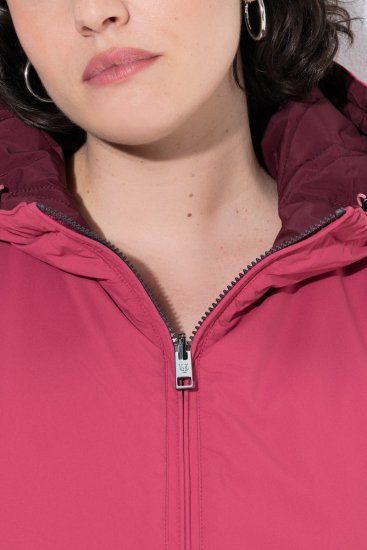 Ulla Popken 850361 HYPRAR vändbar funktionsjacka Ljusrosa - Jackor - Damjackor i stora storlekar