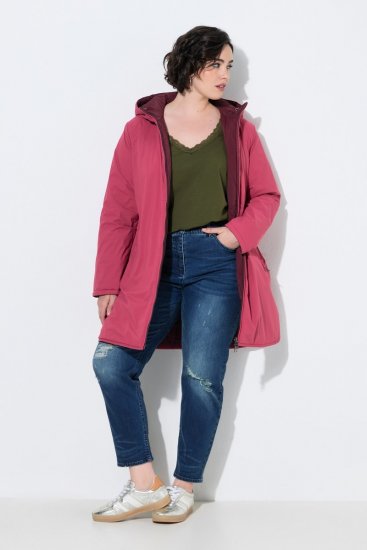 Ulla Popken 850361 HYPRAR vändbar funktionsjacka Ljusrosa - Jackor - Damjackor i stora storlekar