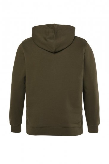 Men+ 375 Hoodie med dragkedja Heritage Denim Khakigrön - Tröjor & hoodies - Stora hoodies & tröjor - 2XL-14XL