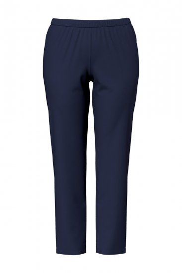 Ulla Popken 850403 Blommig pyjamas Mörkblå - Pyjamas/Loungewear - 