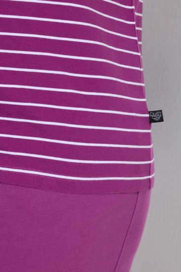 Ulla Popken 850403 Blommig pyjamas Violett - Pyjamas/Loungewear - 