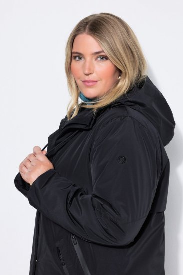 Ulla Popken 850774 Funktionskappa Svart - Kappor - Kappor i stora storlekar