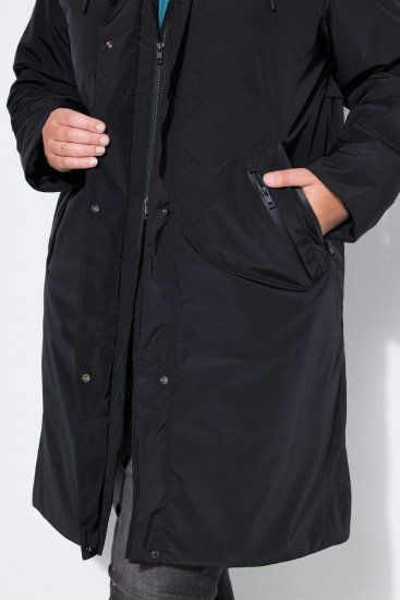 Ulla Popken 850774 Funktionskappa Svart - Kappor - Kappor i stora storlekar
