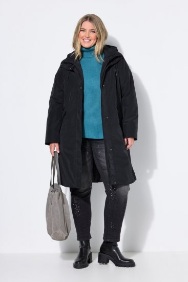 Ulla Popken 850774 Funktionskappa Svart - Kappor - Kappor i stora storlekar