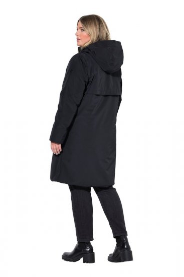 Ulla Popken 850774 Funktionskappa Svart - Kappor - Kappor i stora storlekar