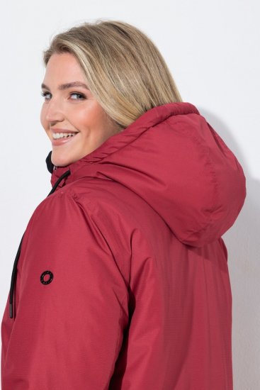 Ulla Popken 850794 Funktionskappa Röd - Kappor - Kappor i stora storlekar