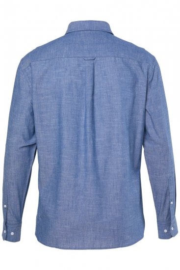 JP1880 850931 Långärmad chambrayskjorta Denimblå TALL - TALL skjortor - TALL-skjortor med extra längd