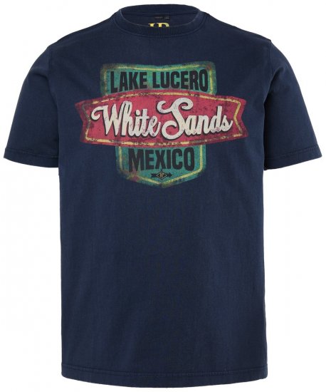 JP1880 850980 T-shirt med tryck i vintagelook Mörkblå TALL - TALL T-shirts - T-Shirts för Långa Män
