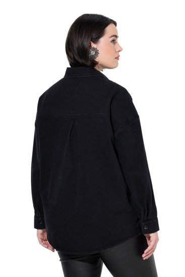 Ulla Popken 851036 Jeansjacka Antracit - Jackor - Damjackor i stora storlekar