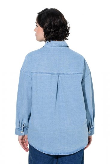 Ulla Popken 851036 Jeansjacka Ljusblå - Jackor - Damjackor i stora storlekar