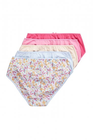 Ulla Popken 851140 Blommiga trosor 5-pack Rosa - Trosor - 