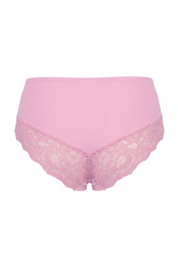 Ulla Popken 851165 Boxertrosor med spets Rosa - Trosor - 