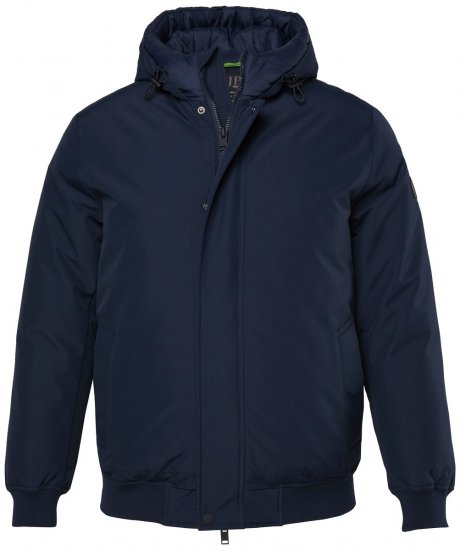 JP1880 851320 Jacka med huva och varmt foder Mörkblå - Jackor - Stora jackor - 2XL-12XL