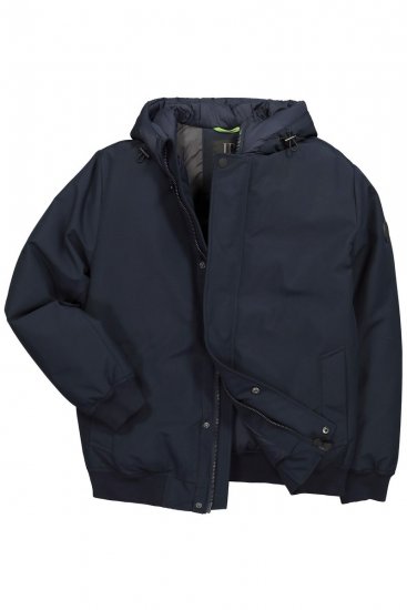 JP1880 851320 Jacka med huva och varmt foder Mörkblå - Jackor - Stora jackor - 2XL-12XL
