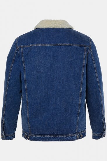 JP1880 851363 Jeansjacka med teddyfoder Denimblå - Jackor - Stora jackor - 2XL-12XL
