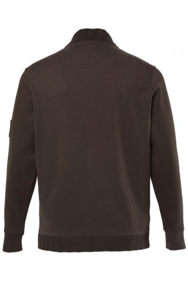 JP1880 851387 Sweatjacka med dragkedja Hasselnöt TALL - TALL tröjor - TALL sweatshirts för långa män