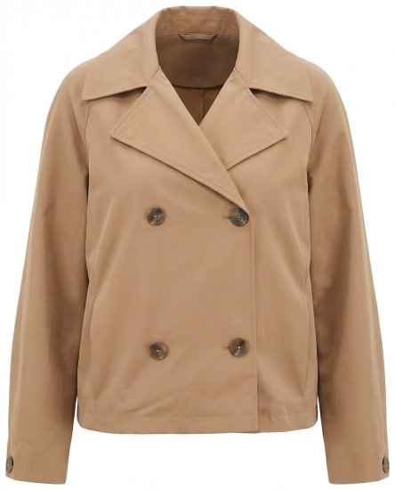 Ulla Popken 851435 Trenchcoat Brun - Kappor - Kappor i stora storlekar