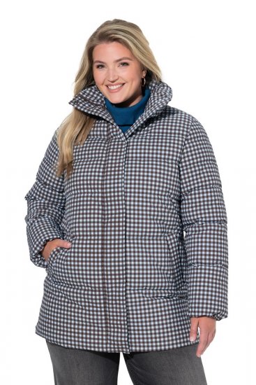 Ulla Popken 851438 HYPRAR quiltad jacka i A-linje Mörkgrön - Jackor - Damjackor i stora storlekar