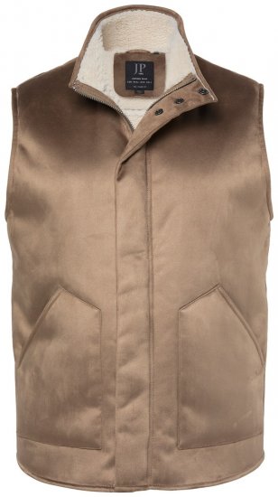 JP1880 851516 Mockaväst med teddyfoder Beige - Jackor - Stora jackor - 2XL-12XL