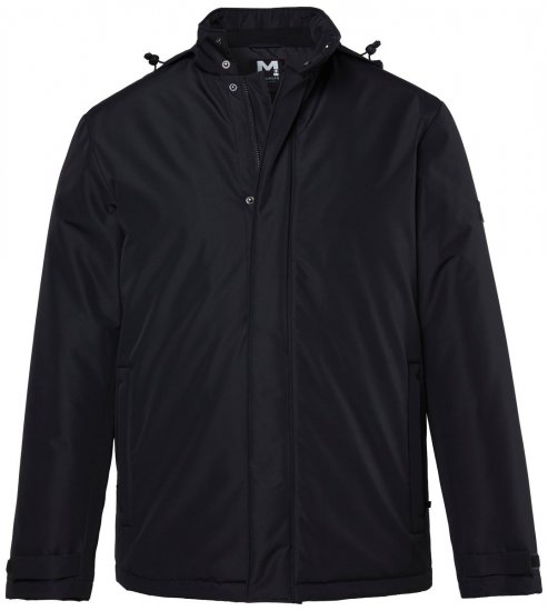 Men+ 552 Jacka med huva och lätt foder Svart - Jackor - Stora jackor - 2XL-12XL
