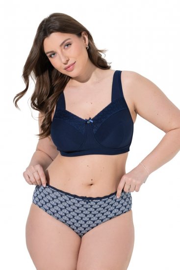 Ulla Popken 851730 Mönstrade trosor 5-pack Ljusblå - Trosor - 