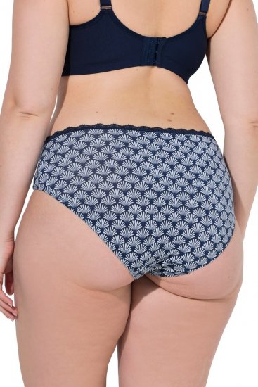 Ulla Popken 851730 Mönstrade trosor 5-pack Ljusblå - Trosor - 