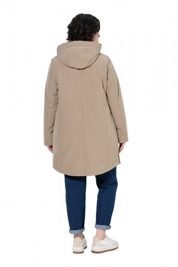 Ulla Popken 851789 Funktionskappa Brun - Kappor - Kappor i stora storlekar