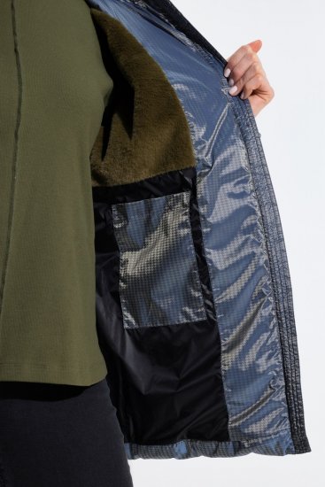 Ulla Popken 851790 Täckjacka Denimblå - Jackor - Damjackor i stora storlekar