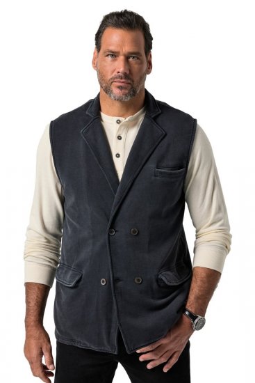 JP1880 851808 Sweatväst Svart TALL - TALL västar - 