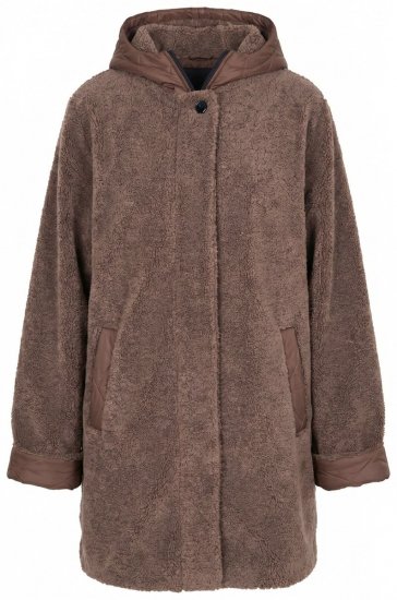 Ulla Popken 851809 Teddyjacka Ljusbrun - Jackor - Damjackor i stora storlekar